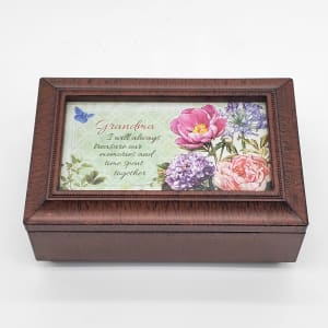 Grandma Memories Music Box Flower Bouquet