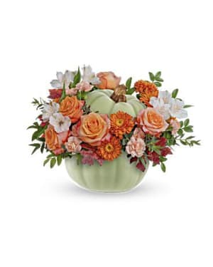 Teleflora's Whimsy Pumpkin Flower Bouquet