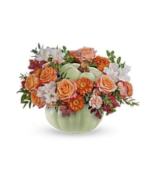 Teleflora's Whimsy Pumpkin Flower Bouquet