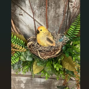 Bird Nest Silk (Artificial) Wreath