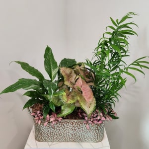 Tropical Garden Planter Flower Bouquet