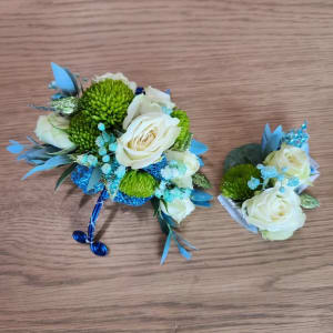 Baby Blue Combo Flower Bouquet