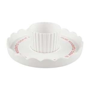 Jack-O-Lantern Pedestal & Reindeer Chip Holder