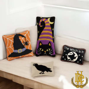 Hooked Halloween Pillows Flower Bouquet