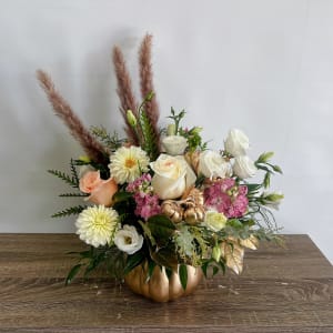 Gilded Gourd By Elite Flower Bouquet