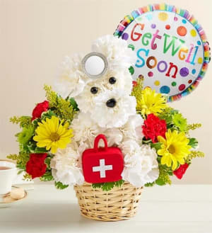 Cure All Doggie Flower Bouquet