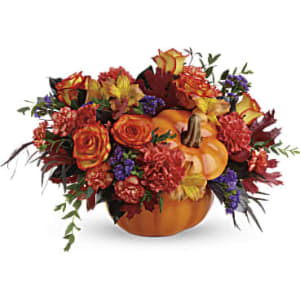 Teleflora's Hauntingly Pretty Pumpkin Bouquet Flower Arrangement Teleflora's Hauntingly Pretty Pumpkin Bouquet Flower Bouquet