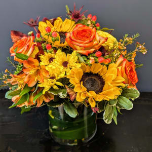 Fall Sunset Flower Arrangement Fall Sunset Flower Bouquet