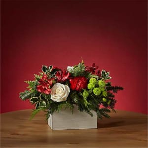 HOLIDAY SNOW BALL Flower Arrangement HOLIDAY SNOW BALL Flower Bouquet
