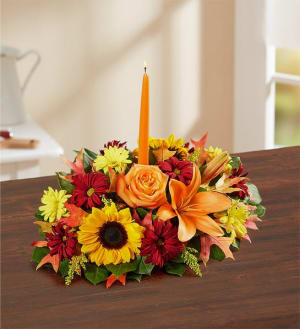 FIELDS OF EUROPE FOR FALL CENTERPIECE Flower Bouquet