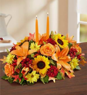 FIELDS OF EUROPE FOR FALL CENTERPIECE Flower Bouquet