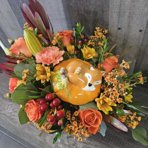 Fox In The Forest Of Fall