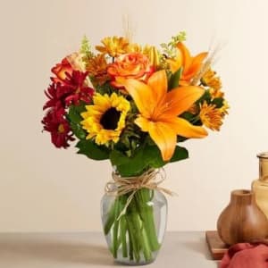 Fields of Europe Fall Arrangement Flower Bouquet