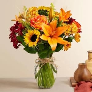 Fields of Europe Fall Arrangement Flower Bouquet