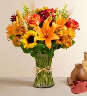 Fields of Europe Fall Arrangement Flower Bouquet