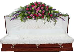 Forever Cherished Full Casket Spray - Full