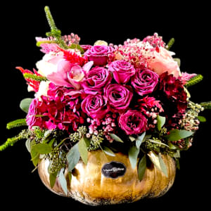 PUMPKIN FULL OF POSY'S Flower Bouquet