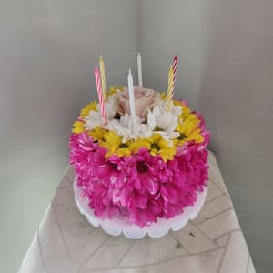 Birthday Cake! Flower Bouquet