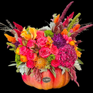 HARVEST GLOW PUMKIN Flower Bouquet