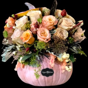 PINK PUMPKIN Flower Bouquet