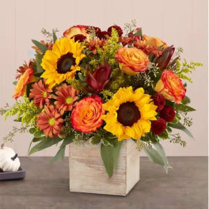 Farmhouse Glow Flower Bouquet