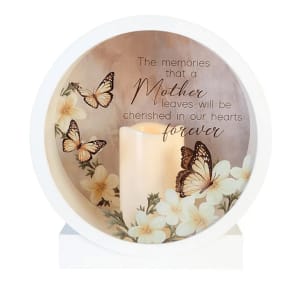 Mother Shadow Box Lantern Flower Bouquet