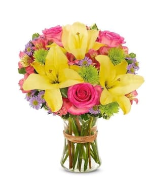 Vibrant Birthday Flower Arrangement Vibrant Birthday Flower Bouquet