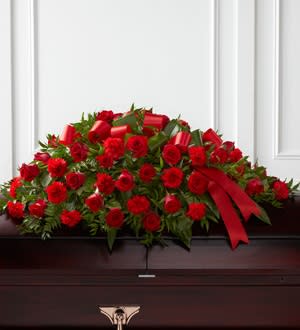 The FTD® Dearly Departed™ Casket Spray Flower Arrangement The FTD® Dearly Departed™ Casket Spray Flower Bouquet