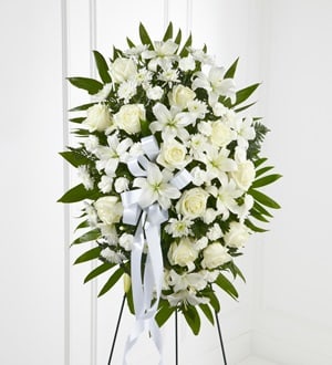 The FTD® Exquisite Tribute™ Standing Spray Flower Arrangement The FTD® Exquisite Tribute™ Standing Spray Flower Bouquet