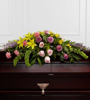 The FTD® Forever Beloved™ Casket Spray Flower Arrangement The FTD® Forever Beloved™ Casket Spray Flower Bouquet