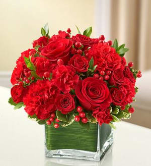 Healing Hope Bouquet – Red Flower Arrangement Healing Hope Bouquet – Red Flower Bouquet