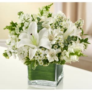 Healing Hope Bouquet – White Flower Arrangement Healing Hope Bouquet – White Flower Bouquet
