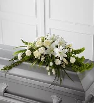 The FTD® Resurrection™ Casket Spray Flower Arrangement The FTD® Resurrection™ Casket Spray Flower Bouquet