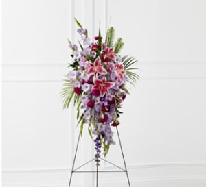 The FTD® Tender Touch™ Standing Spray Flower Arrangement The FTD® Tender Touch™ Standing Spray Flower Bouquet