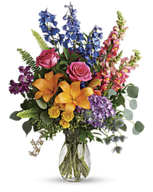 Colors of the Rainbow Flower Bouquet