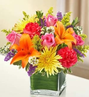 Healing Hope – Multi-Color Flower Arrangement Healing Hope – Multi-Color Flower Bouquet