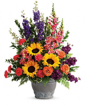 Hues of Hope Flower Arrangement Hues of Hope Flower Bouquet