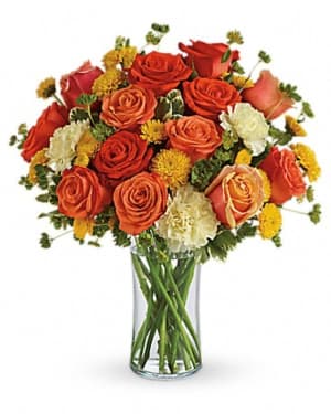 Citrus Kissed Flower Arrangement Citrus Kissed Flower Bouquet