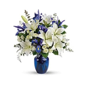 Blue Horizons Flower Arrangement Blue Horizons Flower Bouquet