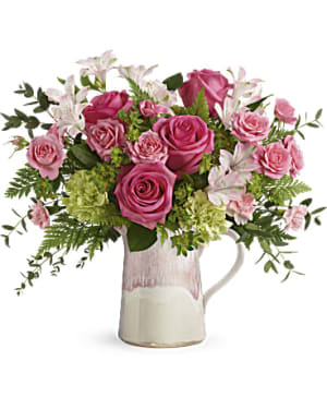 Heart Stone Flower Bouquet