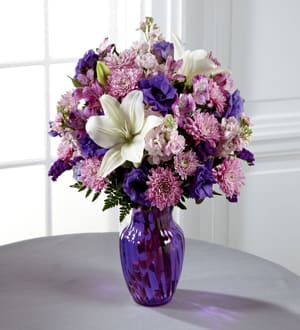Shades of Purple Flower Arrangement Shades of Purple Flower Bouquet