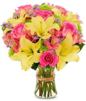 Vibrant Birthday Flower Arrangement Vibrant Birthday Flower Bouquet