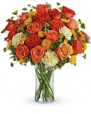 Citrus Kissed Flower Arrangement Citrus Kissed Flower Bouquet