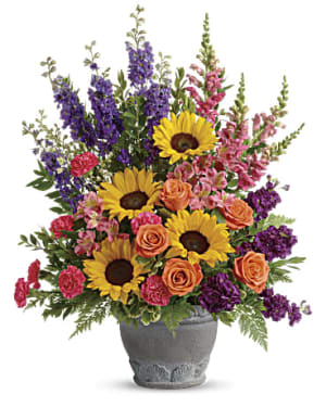 Hues of Hope Flower Arrangement Hues of Hope Flower Bouquet