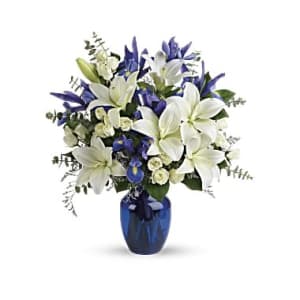Blue Horizons Flower Arrangement Blue Horizons Flower Bouquet