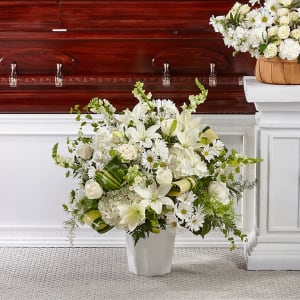 THOUGHTS OF TRANQUILITY FLOOR BASKET Flower Bouquet