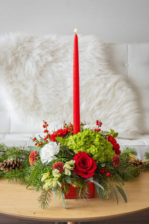 Deck the Halls Christmas Centerpiece