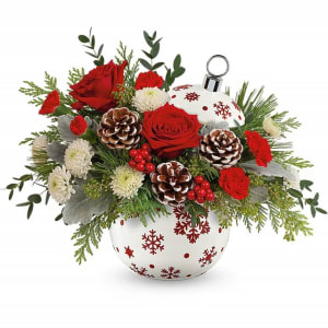 Sprinkle Sparkle Ornament Flower Bouquet