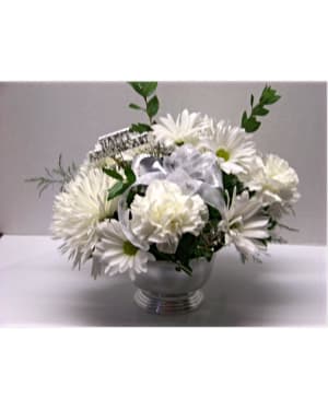 SILVER ANNIVERSARY Flower Bouquet