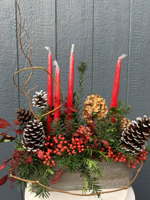 Red Holiday Advent Box